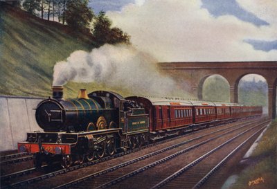 The Cornish Riviera Express, London to Plymouth without an intermediate stop, Great Western Railway by English School